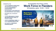 Obrazek dla: Europejskie Dni Pracy online Work Force in Flanders - 26.04.2024 r.