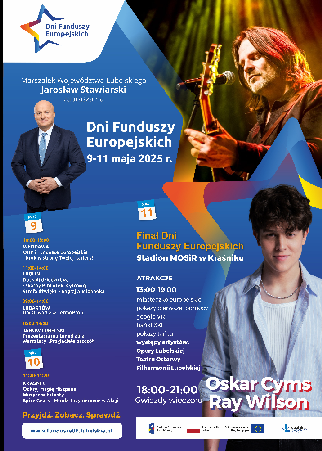 Zdjęcie artykułu Dni Funduszy Europejskich 9-11 Maja 2025 r.