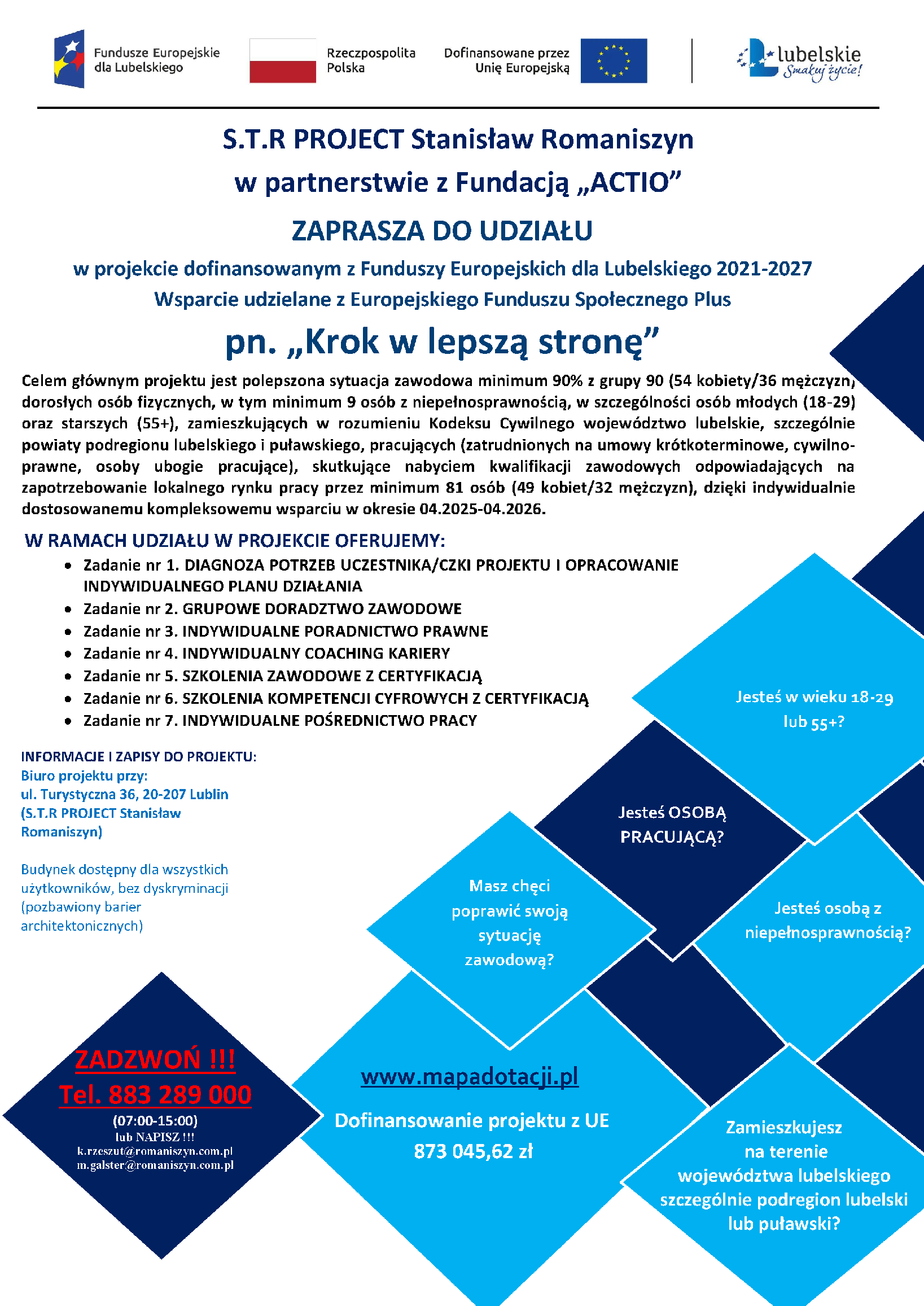 Zdjęcie artykułu "Krok w lepszą stronę" - informacje o projekcie