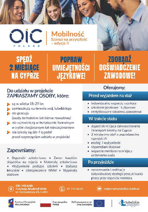 Zdjęcie artykułu Projekt OIC Poland Fundacja Akademii WSEI
