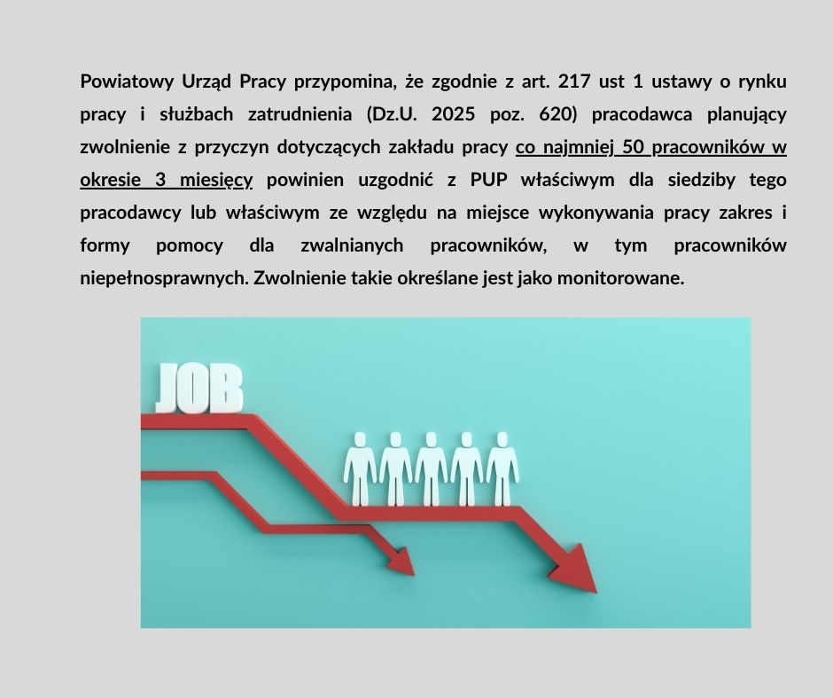 Zdjęcie artykułu Zwolnienia monitorowane - ważna informacja!