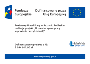 Obrazek dla: Przekazanie umów o dofinansowanie projektu pn. „Aktywni na rynku pracy w powiecie radzyńskim (II)”