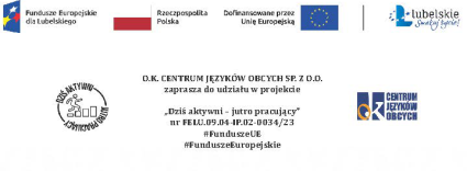 Zdjęcie artykułu Informacja o projekcie "Dziś aktywni-jutro pracujący"